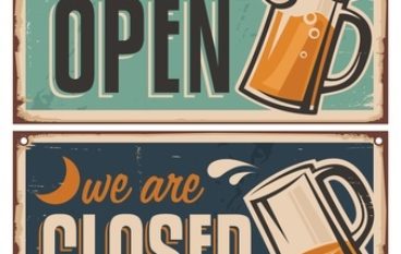 Popular Bar Signs for Your Home Bar